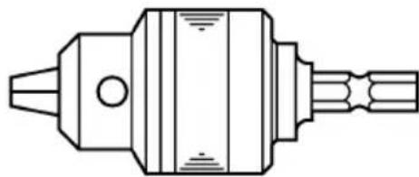 HiKOKI WM10DBL - Drill chuck adapter set: Code No. 321823 - 1