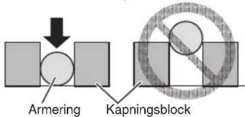 Armering Kapningsblock