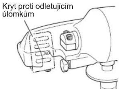 Kryt proti odletujícím úlomkům