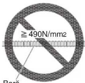 ≥ 490N/mm2 Pară
