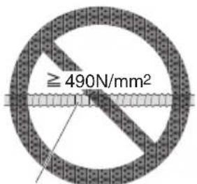 ≥ 490N/mm² Dutout