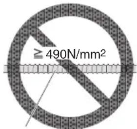 ≥ 490N/mm²