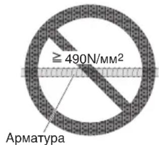 ≥ 490N/mm² Арматура