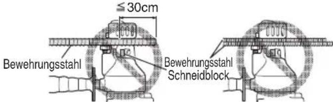 ≤30cm Bewehrungsstahl Bewehrungsstahl Schneidblock
