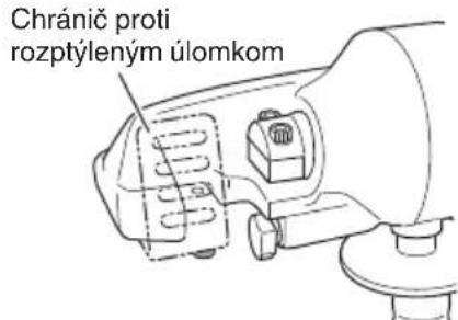 Chranič proti rozptýleným úlomkom