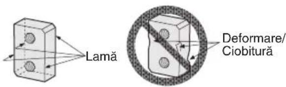 Lamă Deformare/ Ciobitură