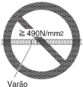 ≥ 490N/mm2 Varão