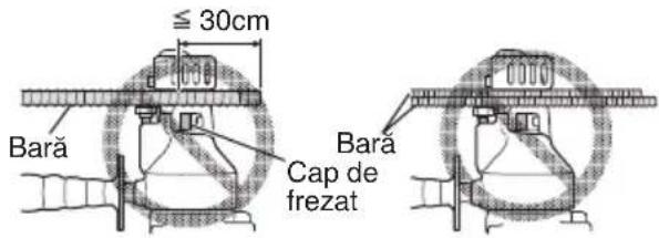 ≤ 30cm Bară Bară Cap de frezat