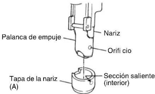 HiKOKI NV90AB - Forma de utilizar la tapa de la boca PRECAUCION: - 1