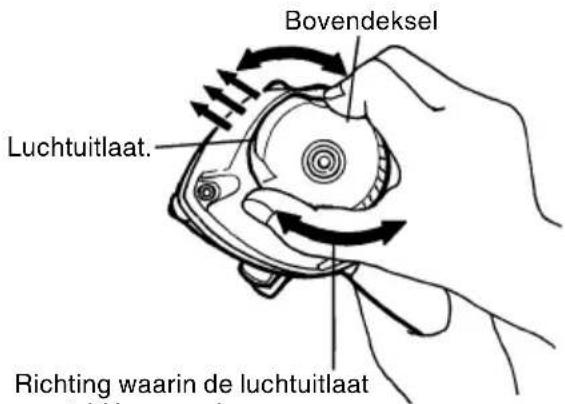 HiKOKI NV90AB - Veranderen van de richting van de luchtuitlaat. - 1