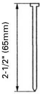 HiKOKI NT65GS - Dimensions of nails - 6