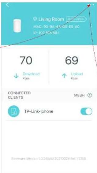 TP-LINK Deco X20-4G - Dans Overview, tapez sur - 3