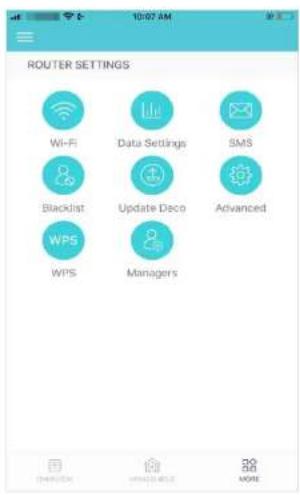 TP-LINK Deco X20-4G - Fonctionnalités avancées - 1