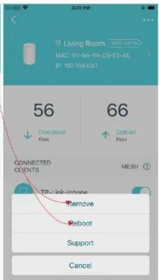 TP-LINK Deco X20-4G - Dans Overview, tapez sur - 4