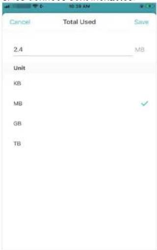 TP-LINK Deco X20-4G - Paramètres de données (pour le mode routeur 3G/4G) - 3