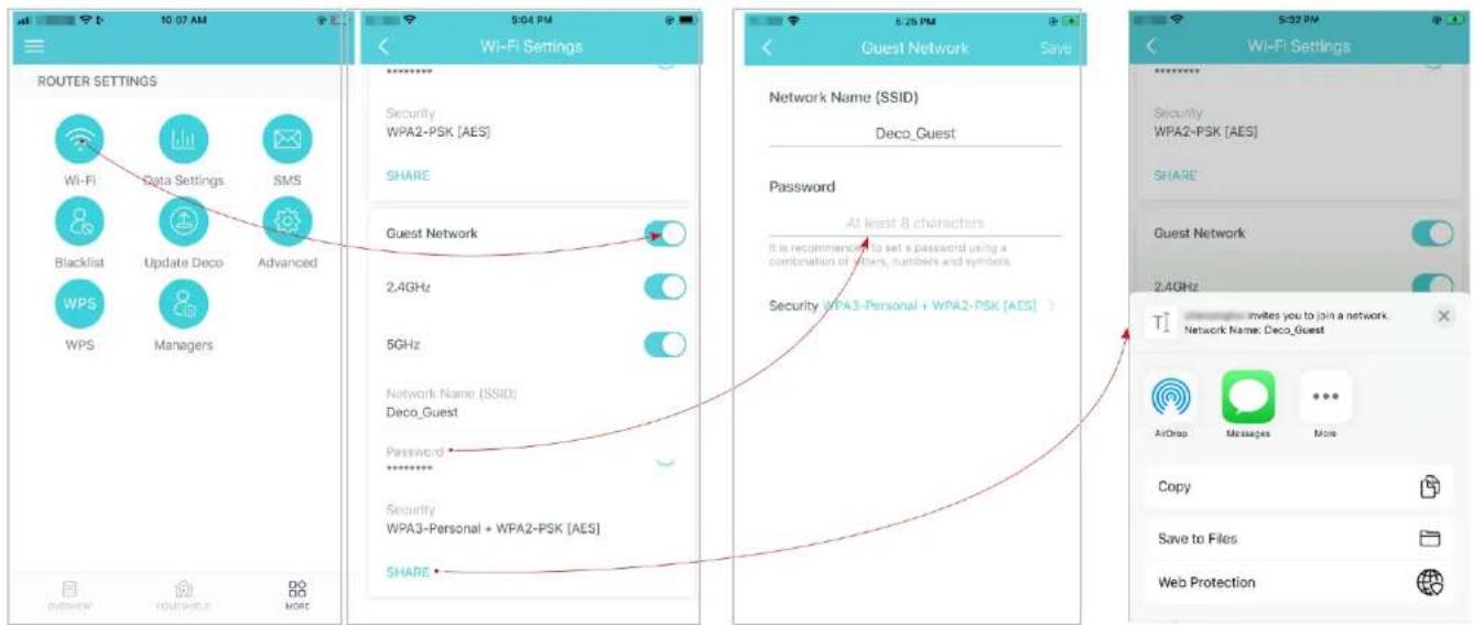TP-LINK Deco X20-4G - Guest Network - 1