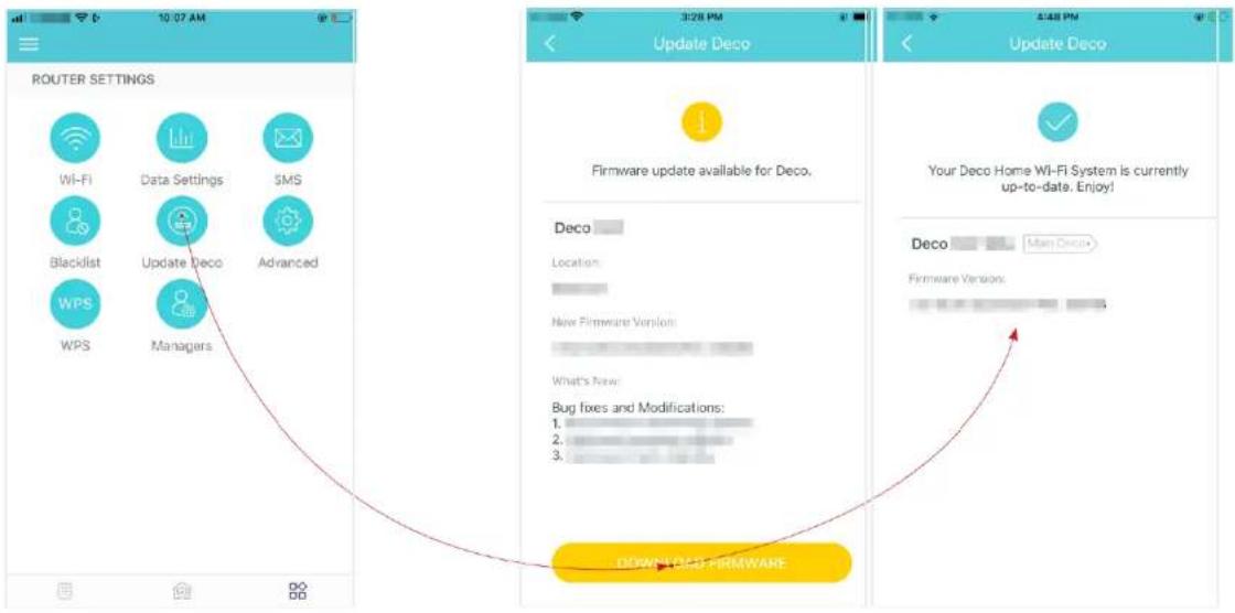 TP-LINK Deco X20-4G - Mettre à jour votre Deco - 1