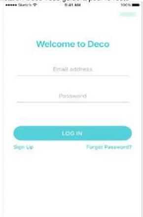 TP-LINK Deco X20-4G - Connectez-vous avec l'identifiant TP-Link - 1