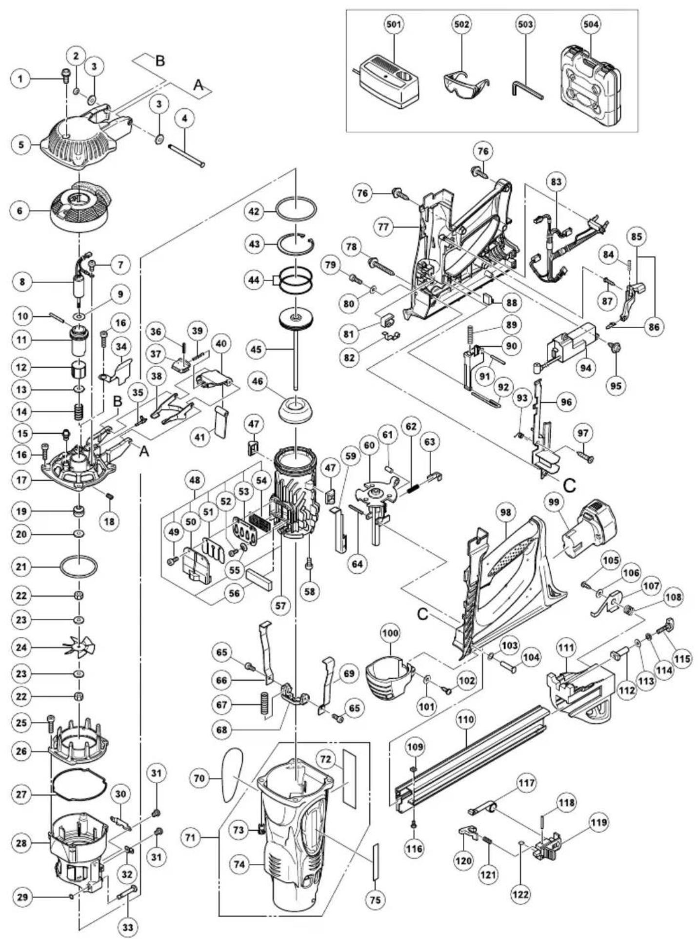 HiKOKI NC40G - Información sobre las vibraciones - 1