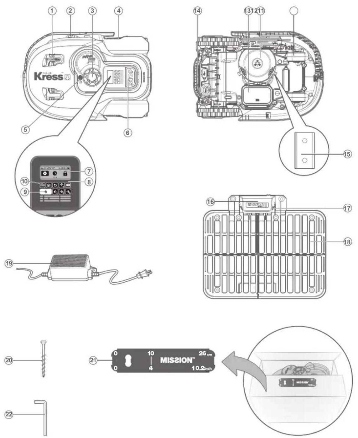 KRESS Mission 2000 KR123E - Komponenten - 1