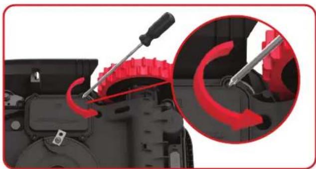 KRESS Mission 2000 KR123E - Bytt ut batteriet - 2