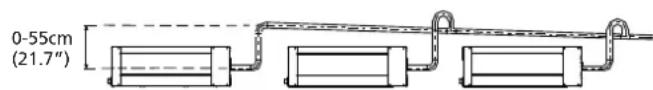 0-55cm (21.7")