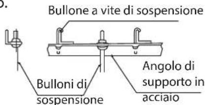 Bullone a vite di sospensione Bulloni di sospensione Angolo di supporto in acciaio