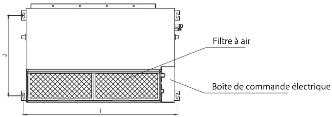 Filtre à air Boîte de commande électrique