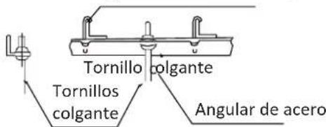 Tornillo colgante Tornillos colgante Angular de acero