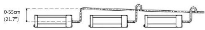 0-55cm (21.7")