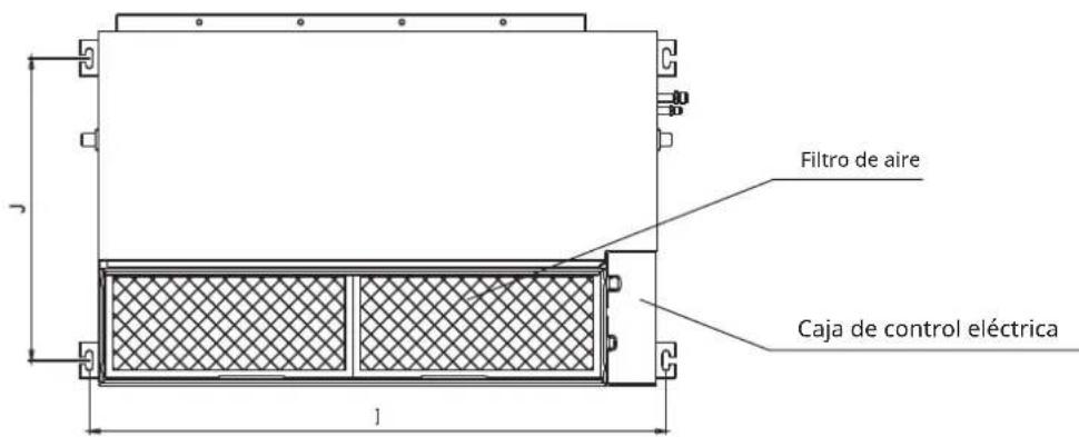 Filtro de aire Caja de control eléctrica