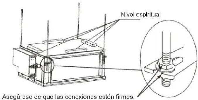 Nivel espiritual Asegúrese de que las conexiones estén firmes.