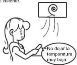 no dejar la temperatura muy baja