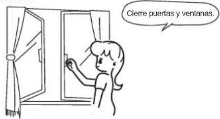 Clerre puertas y ventanas.
