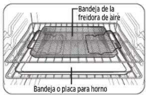SAMSUNG NE63B8611SS - Cómo programar el horno para el modo Freidora de aire - 1