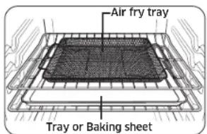 SAMSUNG NE63B8611SS - How to set the oven for Air fry mode - 1