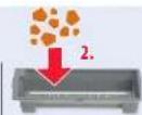 TRISA Le Bistro 7770 - Gebrauch mit Dispenser | Utilisation avec distributeur | Funzionamento con il dispenser | Use with dispenser | Uso con dispensador - 2