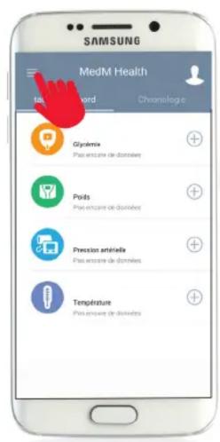 SAMSUNG MedM Health temporal Chronologie Glycemia Plus escursée de données Poids Plus escursée de données Precision article Plus escursée de données Température Plus escursée de données