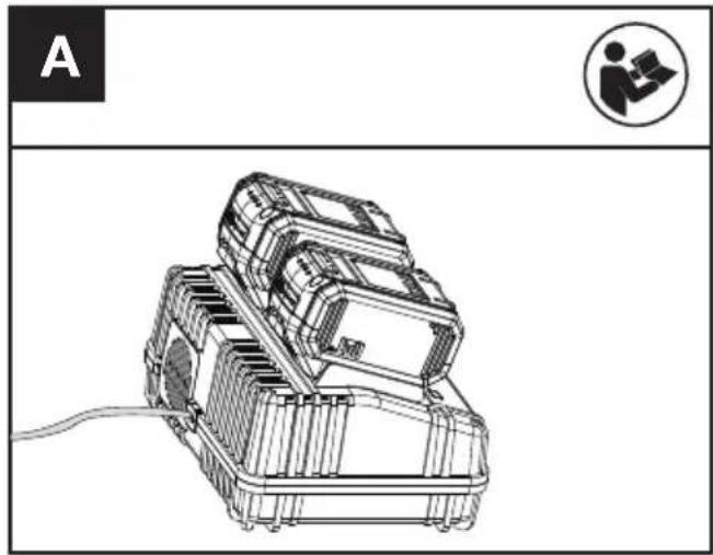 KRESS KAC15 - HOW TO CHARGE YOUR BATTERY (NOT SUPPLIED) (SEE FIG. A) - 1