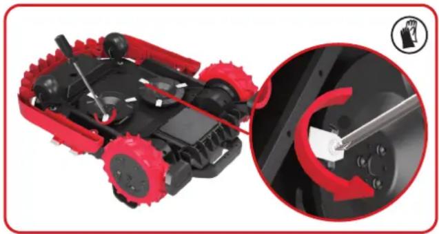 KRESS Mission Mega 6000 KR136E - Messer austauschen - 1