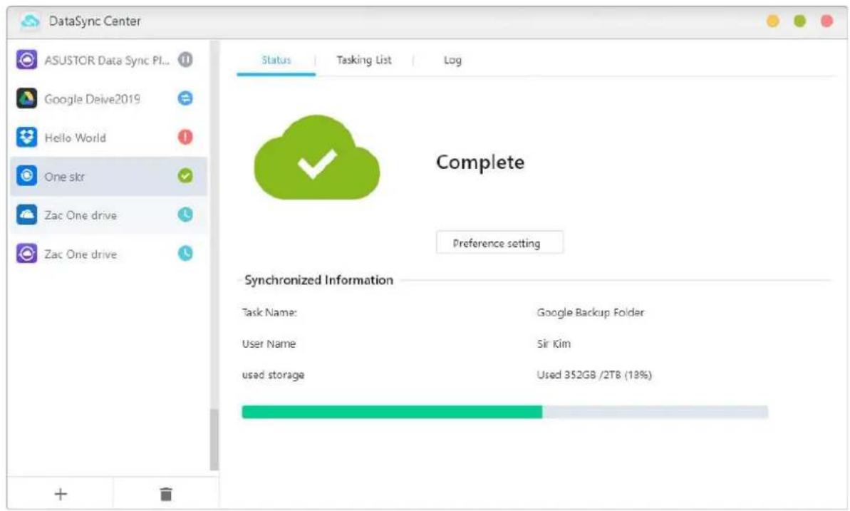 Asustor AS5404T - DataSync Center - 1