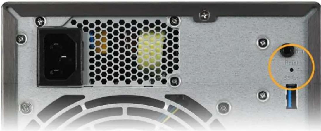 Asustor AS5404T - i Bouton de réinitialisation - 1