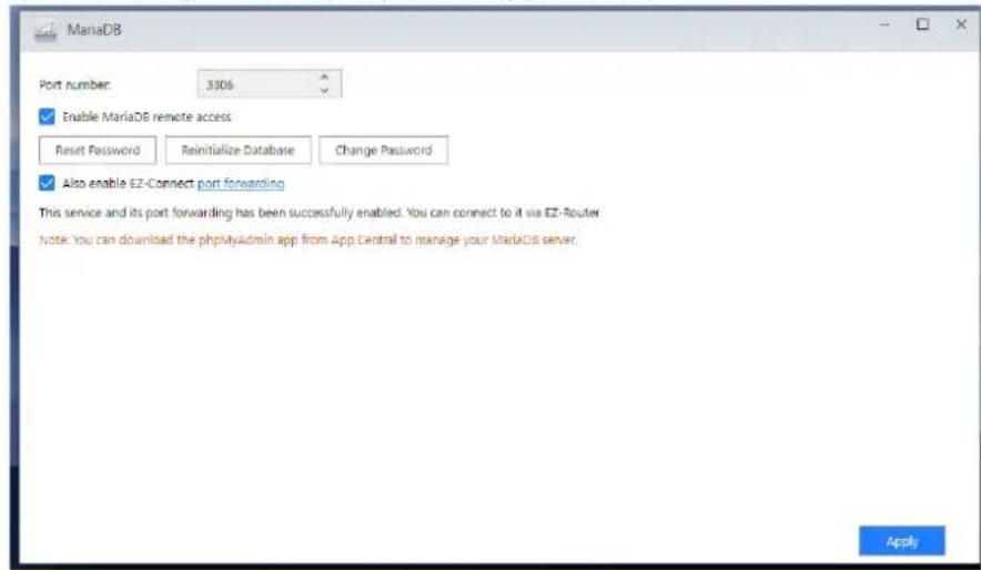 Asustor AS5404T - MariaDB - 1