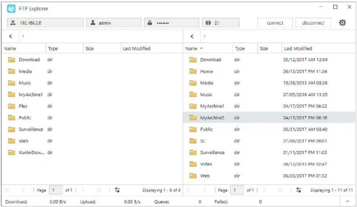Asustor AS5404T - FTP Explorer - 1
