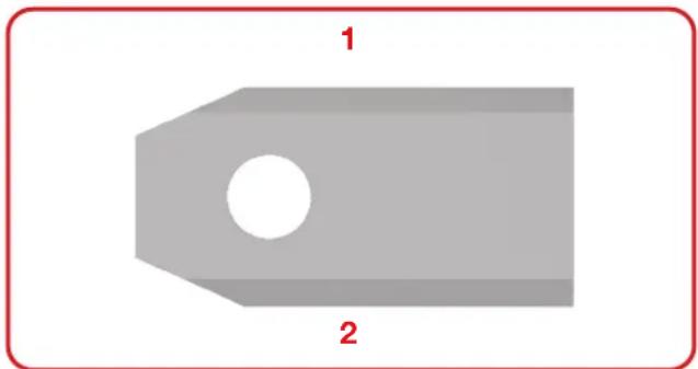 KRESS Mission Mega 3000 KR133E - Udskiftning af knivene - 1