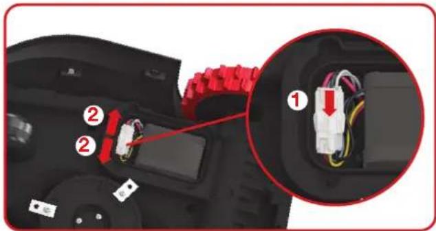 KRESS Mission Nano 600 KR101E - Si necesita reemplazar la batería, siga estos pasos: - 2