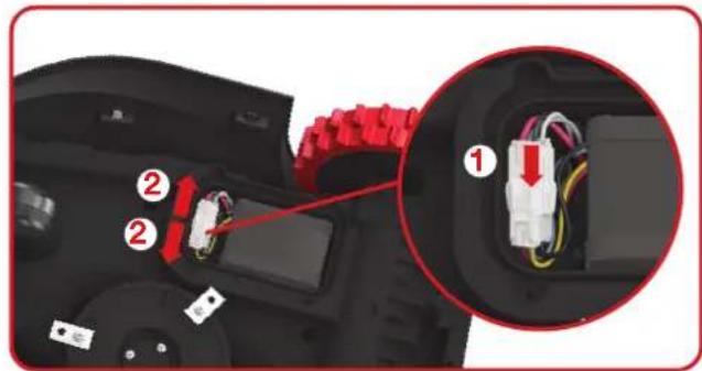 KRESS Mission Nano 600 KR101E - Moet u de batterij vervangen, ga dan als volgt te werk: - 2