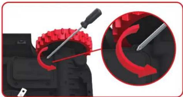 KRESS Mission Nano 600 KR101E - Per sostituire la batteria, attenersi alle seguenti procedure: - 1