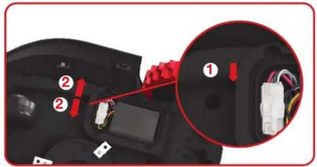 KRESS Mission Nano 600 KR101E - Om du behöver byta ut batteriet, följ dessa steg: - 2
