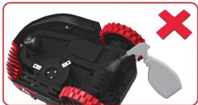 KRESS Mission Nano 600 KR101E - ADVERTENCIA: NUNCA limpie los bajos del Mission™NANO con un chorro de - 1